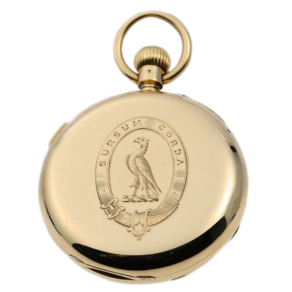 English repeating pocket watch with date indicator Circa 1880 English repeating pocket watch with date indicator Circa 1880