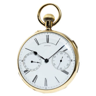 English repeating pocket watch with date indicator Circa 1880