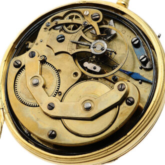 German repeating pocket watch with hour self strike Circa 1830