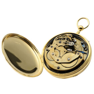 German repeating pocket watch with hour self strike Circa 1830