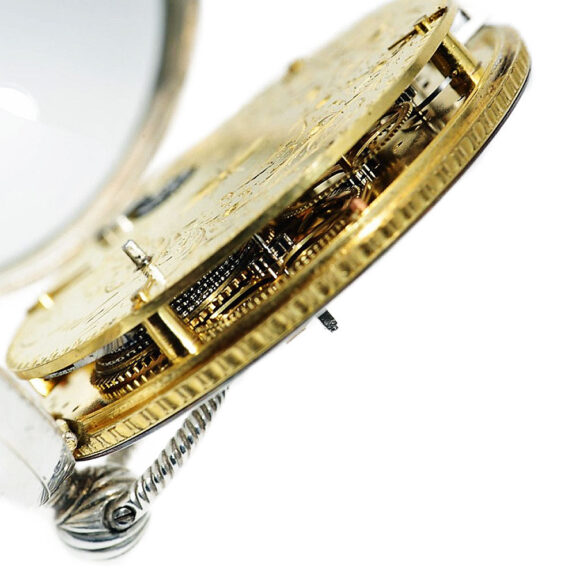 Rare silver English Seconde Foudroyante pocket watch Circa 1777 Rare silver English Seconde Foudroyante pocket watch Circa 1777