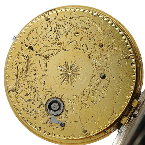 Rare silver English Seconde Foudroyante pocket watch Circa 1777 Rare silver English Seconde Foudroyante pocket watch Circa 1777