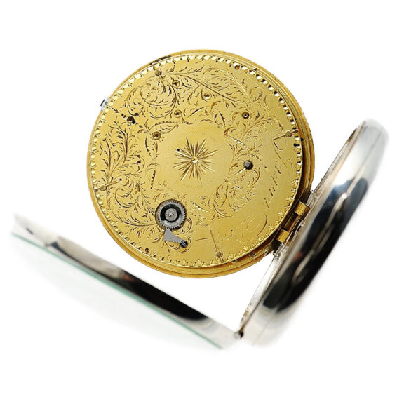 Rare silver English Seconde Foudroyante pocket watch Circa 1777 Rare silver English Seconde Foudroyante pocket watch Circa 1777