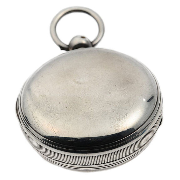 Rare English sterling silver open faced deck watch Circa 1837 Rare English sterling silver open faced deck watch Circa 1837