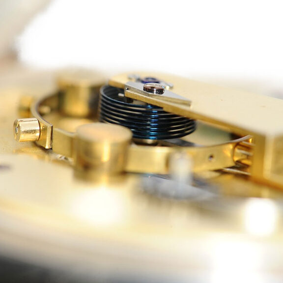 French chronometer with spring detent escapement Circa 1880 French chronometer with spring detent escapement Circa 1880