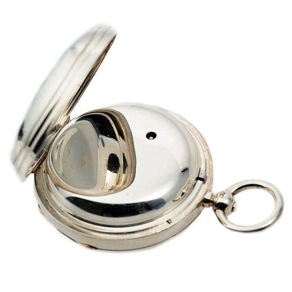 English heavy silver pocket chronometer Circa 1810 English heavy silver pocket chronometer Circa 1810