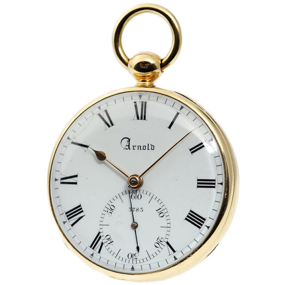 Rare English 18k gold precision pocket watch Circa 1817