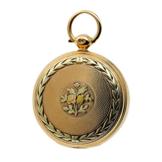 English precision pocket watch à Trois Couleurs Circa 1816