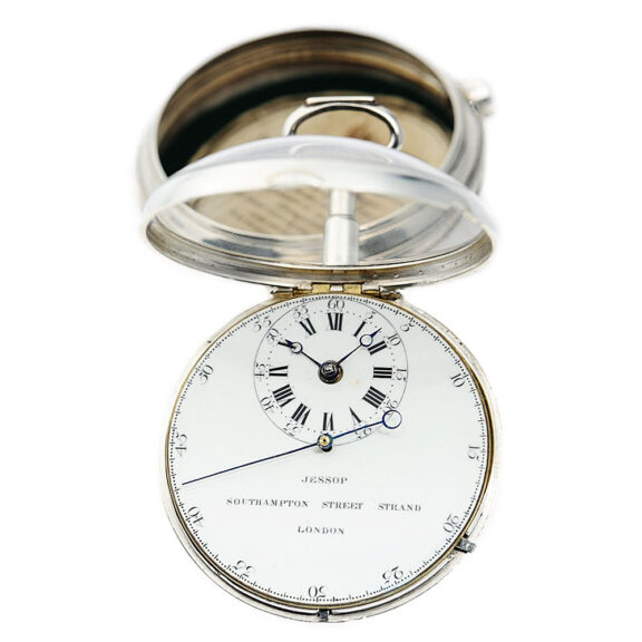 English pair-cased watch with jumping centre seconds Circa 1790 English pair-cased watch with jumping centre seconds Circa 1790