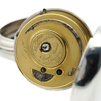 English pair-cased watch with jumping centre seconds Circa 1790