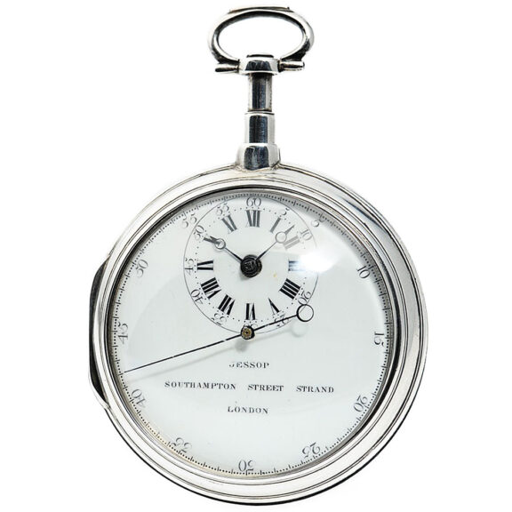 English pair-cased watch with jumping centre seconds Circa 1790