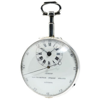 English pair-cased watch with jumping centre seconds Circa 1790
