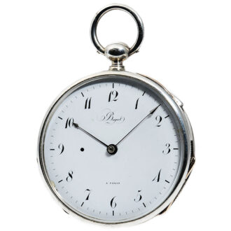 French silver quarter repeating pocket watch Circa 1880