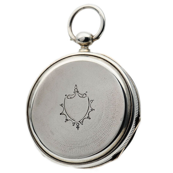 AD9388-(6) French silver quarter repeating pocket watch Circa 1880