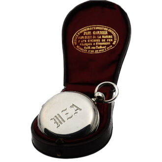 French silver decimal pocket tachometer watch Circa 1860