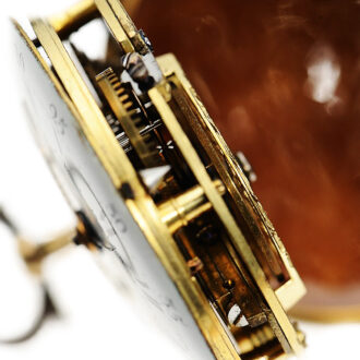 Swiss verge with matching repoussé chatelaine Circa 1780