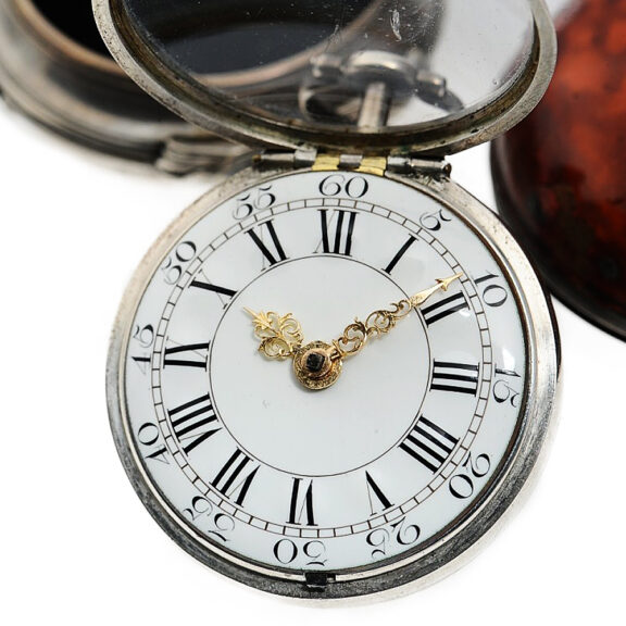 German silver verge pocket watch of superior quality Circa 1770 German silver verge pocket watch of superior quality Circa 1770