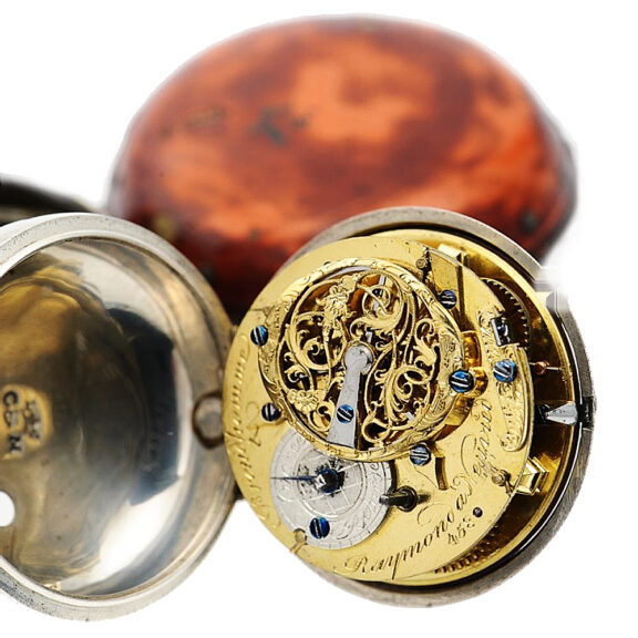 German silver verge pocket watch of superior quality Circa 1770 German silver verge pocket watch of superior quality Circa 1770