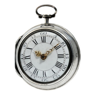 German silver verge pocket watch of superior quality Circa 1770