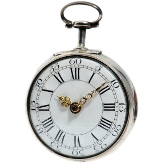 German silver verge pocket watch of superior quality Circa 1770