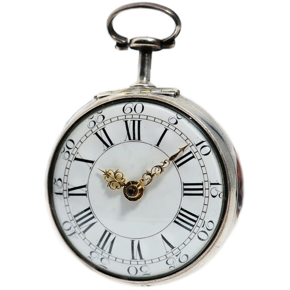 German silver verge pocket watch of superior quality Circa 1770 German silver verge pocket watch of superior quality Circa 1770