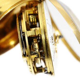 English verge watch with repoussé decoration Circa 1783 English verge watch with repoussé decoration Circa 1783