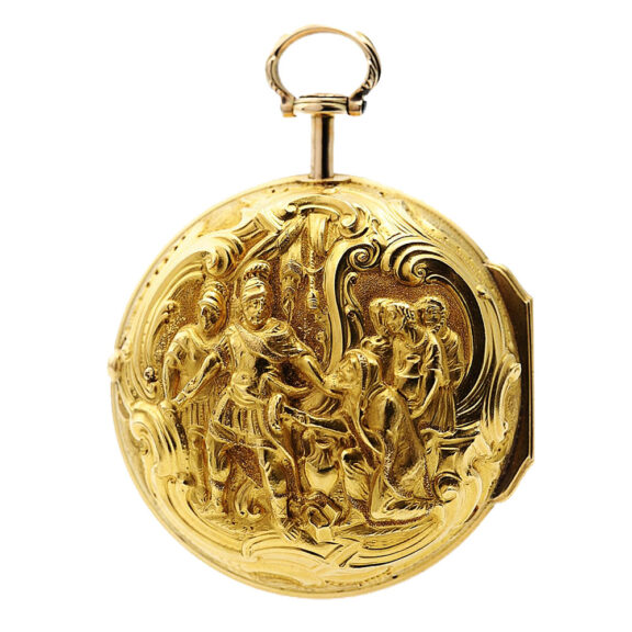 English verge watch with repoussé decoration Circa 1783 English verge watch with repoussé decoration Circa 1783