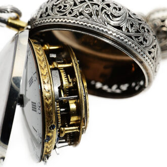 English pair-cased quarter repeating pocket watch Circa 1774