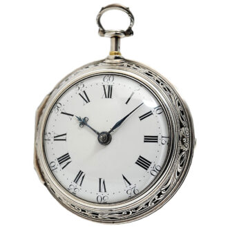 English pair-cased quarter repeating pocket watch Circa 1774