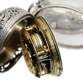 English pair-cased quarter repeating pocket watch Circa 1774