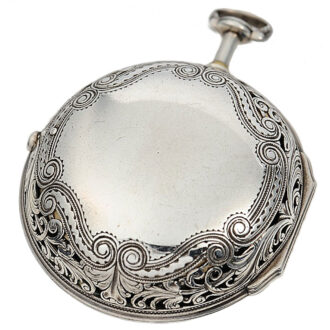 English pair-cased quarter repeating pocket watch Circa 1774