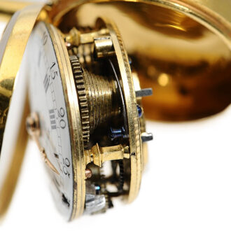Swiss miniature pair-cased verge pocket watch Circa 1760