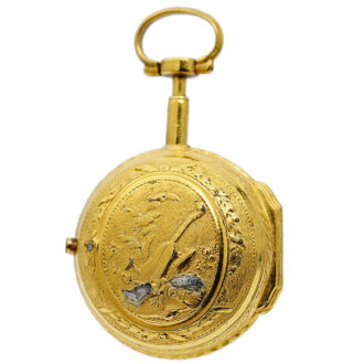 Swiss miniature pair-cased verge pocket watch Circa 1760