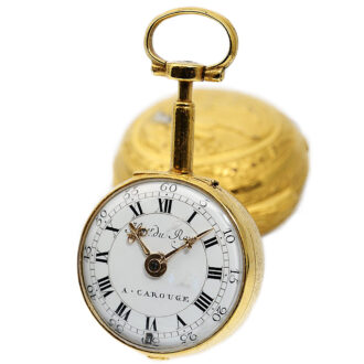Swiss miniature pair-cased verge pocket watch Circa 1760