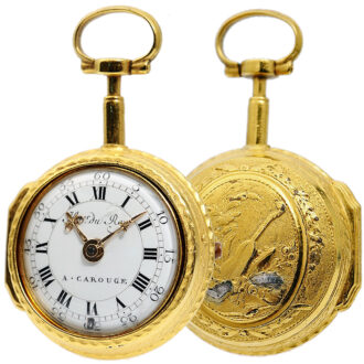 Swiss miniature pair-cased verge pocket watch Circa 1760