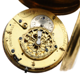 French pocket watch with enamel medallion and chatelaine Circa 1790 French pocket watch with enamel medallion and chatelaine Circa 1790