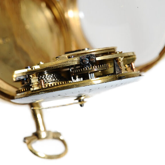 French pocket watch with enamel medallion and chatelaine Circa 1790 French pocket watch with enamel medallion and chatelaine Circa 1790