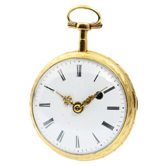 French pocket watch with enamel medallion and chatelaine Circa 1790 French pocket watch with enamel medallion and chatelaine Circa 1790