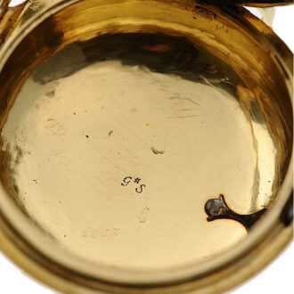 Rare German 18K gold verge pocket watch Circa 1710