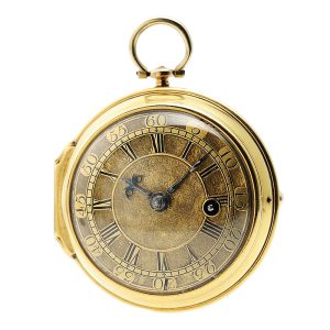 Rare German 18K gold verge pocket watch Circa 1710