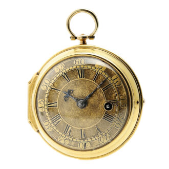 Rare German 18K gold verge pocket watch Circa 1710
