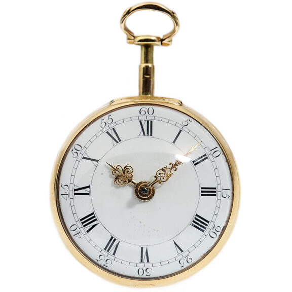 English pocket watch with miniature enamel painting Circa 1778 English pocket watch with miniature enamel painting Circa 1778
