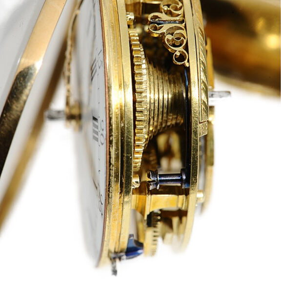 English pocket watch with miniature enamel painting Circa 1778 English pocket watch with miniature enamel painting Circa 1778