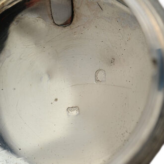 English silver open faced verge pocket watch Circa 1708