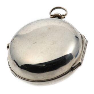 English silver open faced verge pocket watch Circa 1708