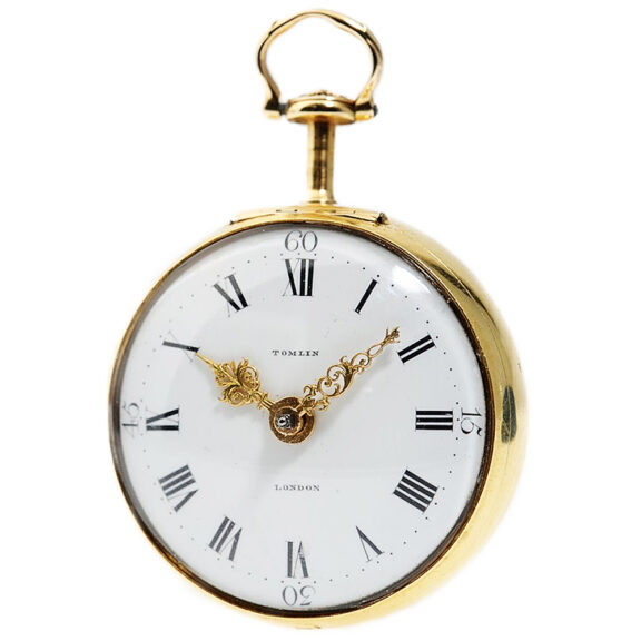 English repoussé decorated pair-cased pocket watch Circa 1764 English repoussé decorated pair-cased pocket watch Circa 1764