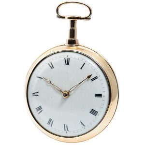 Irish gold pocket watch with a rare rack-lever escapement Circa 1802