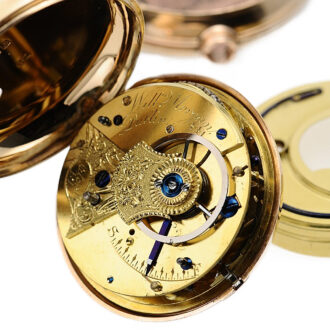 Irish gold pocket watch with a rare rack-lever escapement Circa 1802