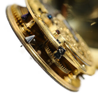 Rare French gold enamel verge pocket watch Circa 1760
