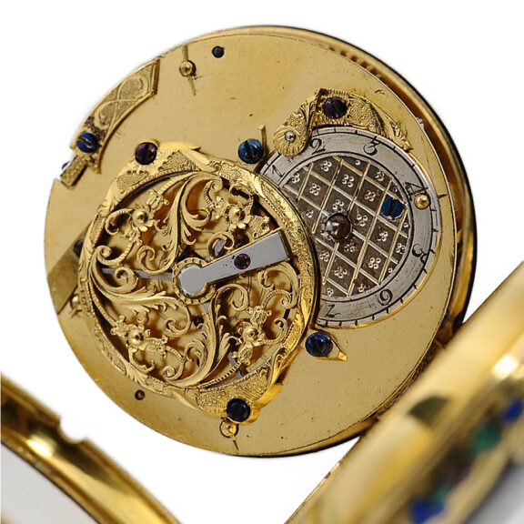 Rare French gold enamel verge pocket watch Circa 1760 Rare French gold enamel verge pocket watch Circa 1760